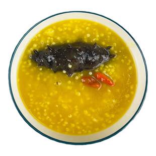 北京闪送 200g 金汤小米海参 加热即食辽刺参粥  海鲜礼盒装 现货