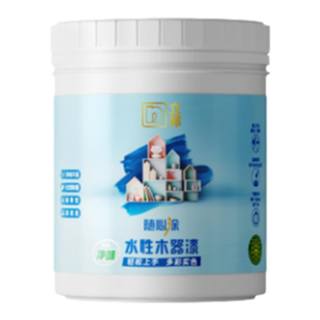 立邦水性木器漆木家具翻新漆板实木免漆板改色木纹漆柜子喷漆油漆