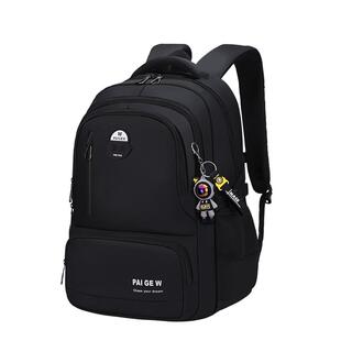 2025新款学生书包男生三到六年级初高中生大容量双肩包男减负护脊