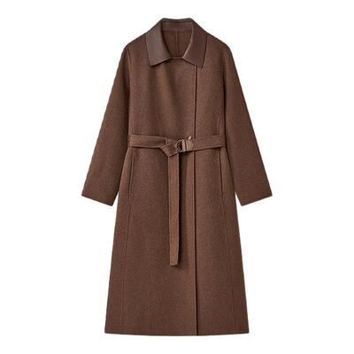 【驼绒顺毛双面呢】Laurel劳芮新款长款大衣LWL364D02400