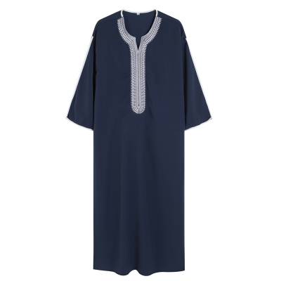 Arab Men Robe摩洛哥风格男士长袍宽松大码带口袋民族服饰男袍子