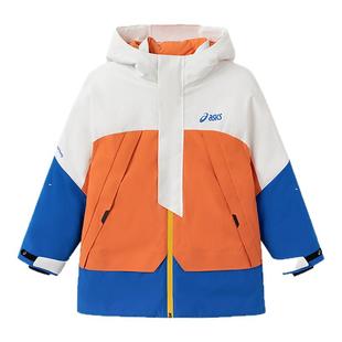 亚瑟士儿童羽绒服2026冬季新款户外中长款工装派克服男童加厚童装