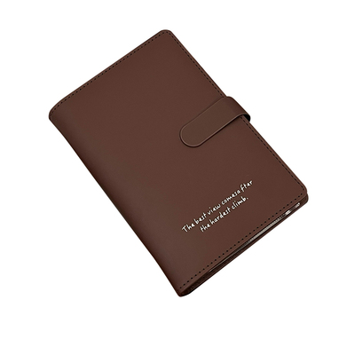 手账本子磁吸PU防水活页笔记本