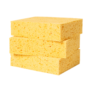 加厚加大天然木浆棉抹布洗碗清洁海绵擦魔力擦刷碗刷锅厨房污神器