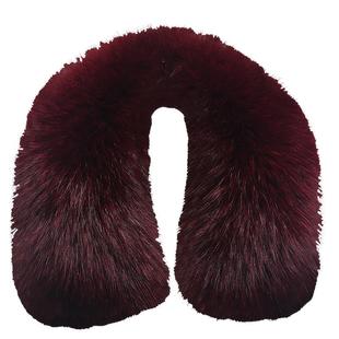 超大狐狸毛领子真毛方领帽领男女通用整皮冬季保暖大衣毛毛领单卖