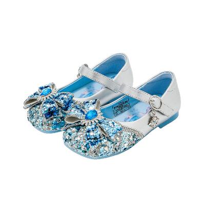 迪士尼艾莎公主鞋水晶鞋演出鞋