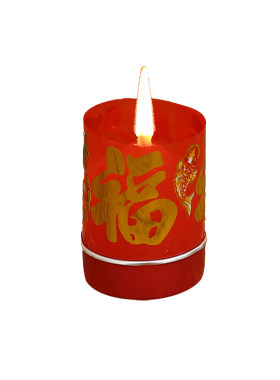 红色蜡烛酥油灯用品婚庆供佛拜佛
