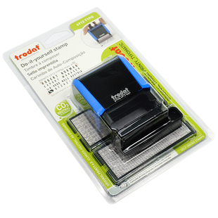 字母数字组合印章卓达回墨印章4911 4912typo活字diy手账日期印章