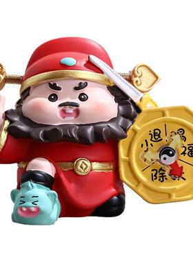 钟馗在此职场防小人保平安小摆件
