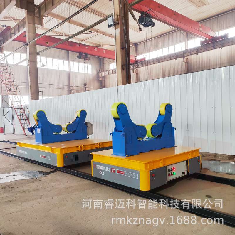 可选供电方式轨道平车智能电动过跨平车低压供电RGV穿梭车