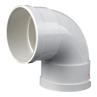 PVC-U弯头排水管90度直角弯下水管配件50 75 110 160 200 250 315