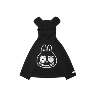 J1M5买手店 PRONOUNCE x LABUBU 25AW 手工艺术插画连帽卫衣