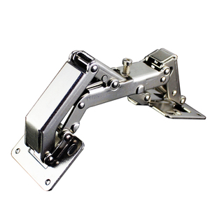 大角度免打孔铰链橱柜门合页阻尼缓冲铰链40mm厚门免开孔柜门铰链