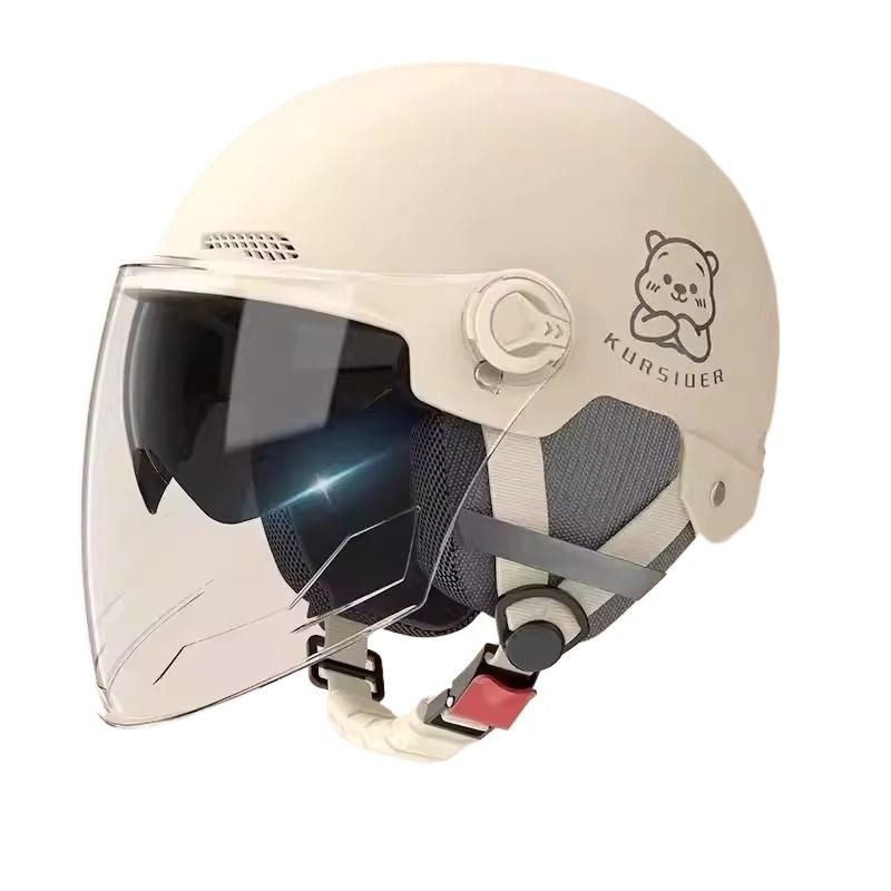 新国标3C认证电动摩托车头盔男女士电瓶车夏季四季通用安全帽半盔