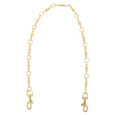 gucci女包竹节链条肩带