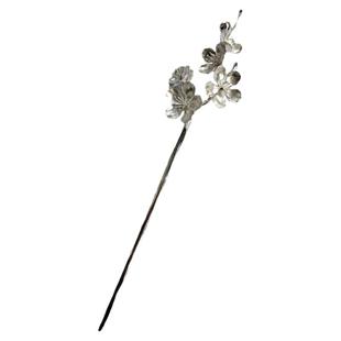 入梦原创足银999纯银925梅花发簪子古风轻奢高级感气质盘发礼品女