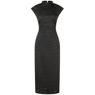 Haze禾枝《江月》新中式复古立领改良年轻款旗袍收腰气质