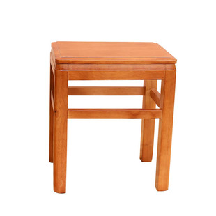 全实木长方凳实木家用餐桌凳成人凳简约饭店小吃店板凳原木色凳子