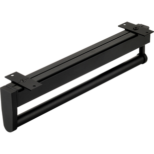 顶耐伸缩杆挂衣杆浅衣柜内衣帽衣服架裤架顶装纵向抽拉式衣橱横杆