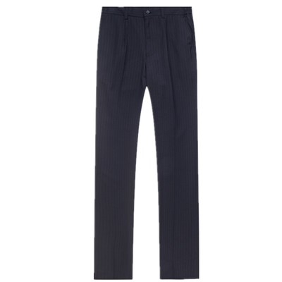 中行暗红蓝男西装裤中行行发