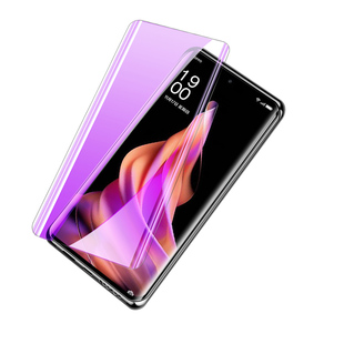 适用opporeno9钢化膜抗摔防爆reno9pro手机膜全胶曲屏reno9pro+防窥uv贴膜全包保护opop水凝膜全覆盖高清玻璃
