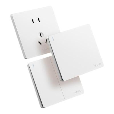 公牛g12暮雪白开关插座面板