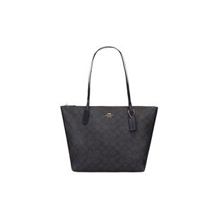 【自营】香港直邮COACH/蔻驰拉链托特包单肩包妈妈包手袋4455送礼