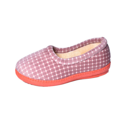 冬季居家居加绒保暖包跟棉拖鞋