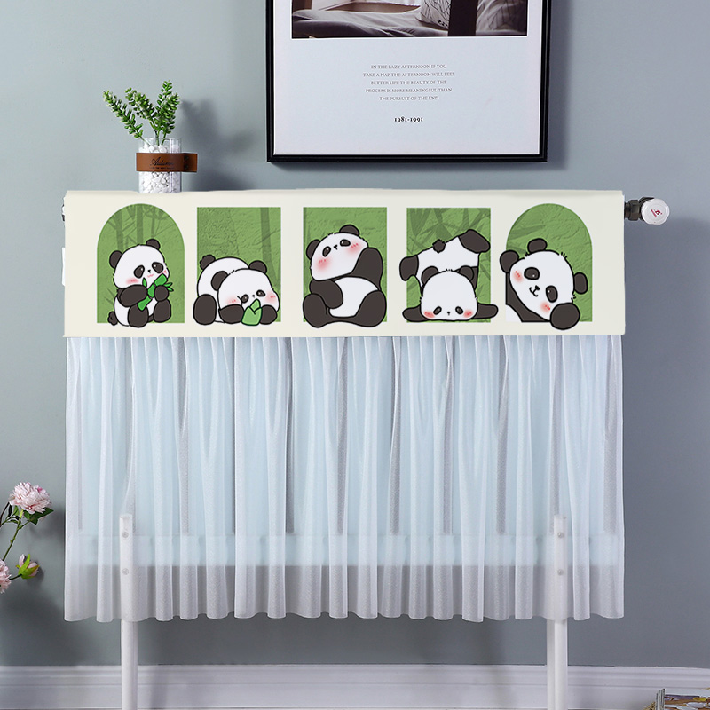 新款暖气片防尘罩全包家用简约暖气套防尘罩老式铸铁装饰遮挡罩