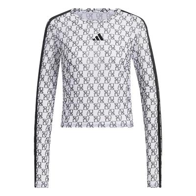 阿迪达斯女款简约长袖T恤