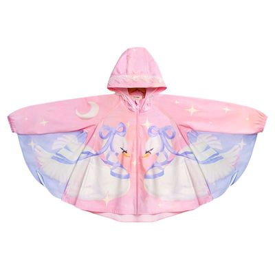 天鹅展翅原纱防晒外套女童公主