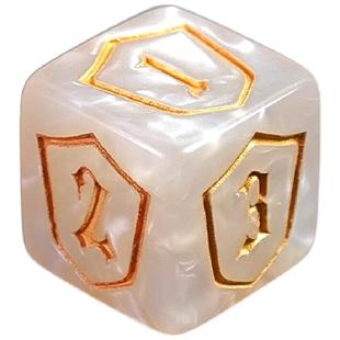 6面骰子盾牌数字1-12号计数骰子桌游宝可梦MTG万智牌DICE游戏骰子
