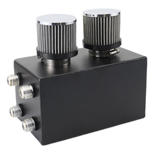 改装适用于本田思域EK EG双空滤机油透气壶 3L废油壶二次进气AN10