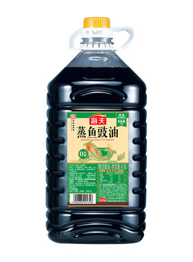 海天海鲜酱油4.9L商用大桶装酿造酱油火锅烧烤调味四海鲜鸡精40g