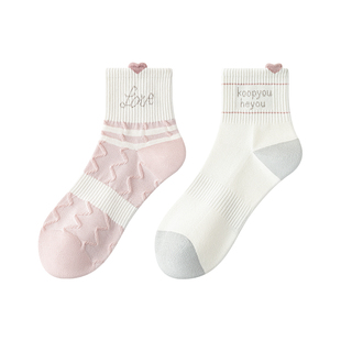 长袜子女款中筒秋冬季纯棉防臭吸汗2026新款爆款女士女童初中学生