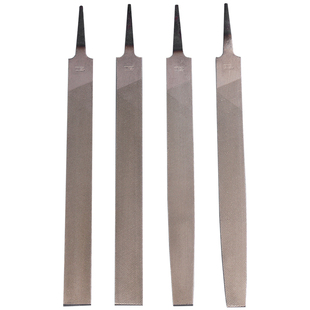 信工钳工锉刀无柄扁锉刀粗齿中齿细齿锉刀金属木工打磨工具4-16寸