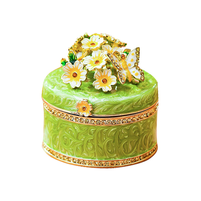 A蝶恋花蛋糕戒指盒对戒盒