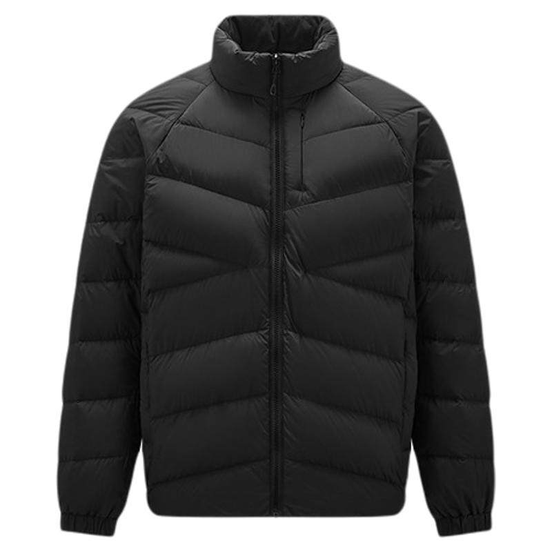森马三防外套轻薄立领羽绒服男装