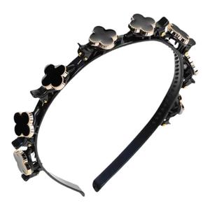 四叶草发夹编织发箍盘发发夹日韩气质少女发卡网红夹神器发饰夹子