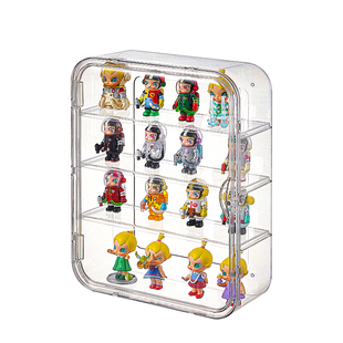 盲盒展示架收纳壁挂式手办乐挂墙高透明防尘泡泡玛亚克力特展示盒