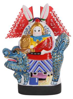 吉兔坊泥塑家居装饰摆件
