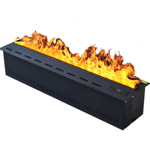 定制4D雾化电子壁炉嵌入式3d仿真火家用客厅假火焰加湿器火光装饰