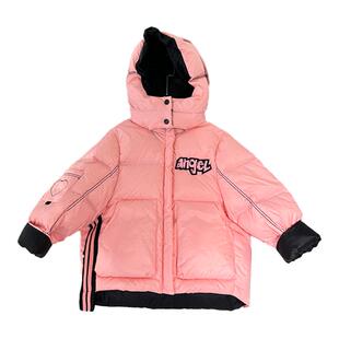 韦氏【设计师款】2025新连帽女童宝宝儿童加厚白鸭绒羽绒服极寒