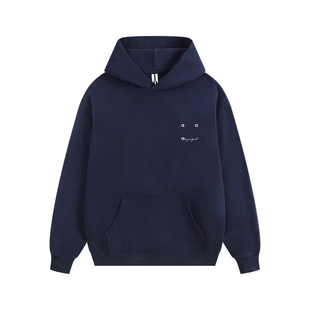 ATRY美式复古连帽卫衣男女春季新款休闲宽松外套字母印花长袖上衣