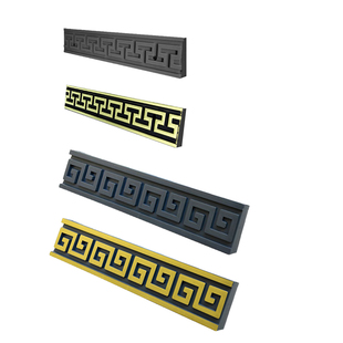 线条大全丁字回字纹转角树脂边框合集仿古浮雕影壁墙庭院围墙装饰