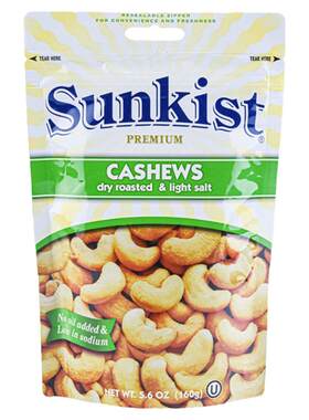 新奇士sunkists盐焗熟腰果