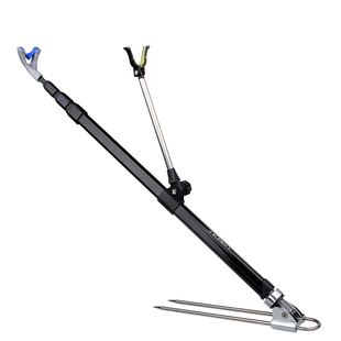 正品连球支架黑三角炮台鱼竿插地架杆台钓野钓地插钓竿架加长竿架