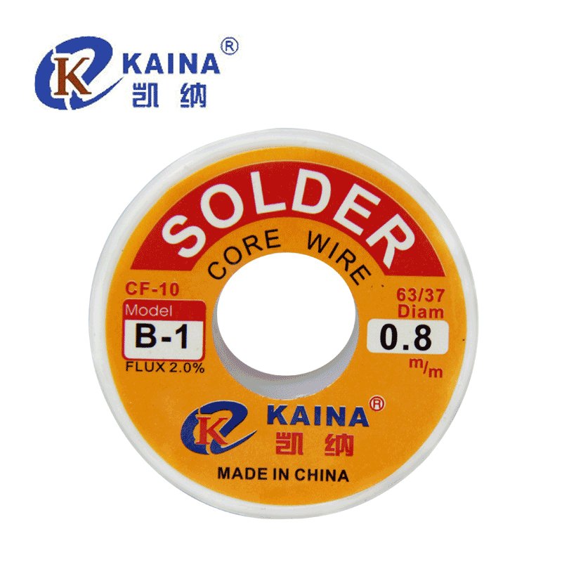 凯纳焊锡丝 免洗焊锡丝有铅锡线 各种线径可选 B-1 焊线100g