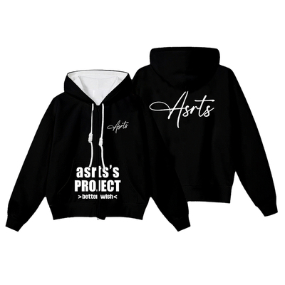 正品Asrts新款高级感卫衣外套男