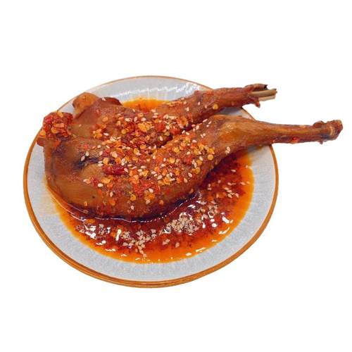 四川自贡特产成都小吃整只冷吃兔手撕麻辣兔腿2只办公室休闲零食